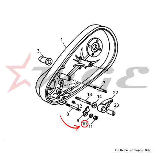Spring Washer M8 For Royal Enfield - Reference Part Number - #210026