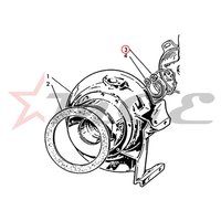 Lambretta GP 150/125/200 - Nut For Fan Casing UNI Auto Maghousing - Reference Part Number - #82028010