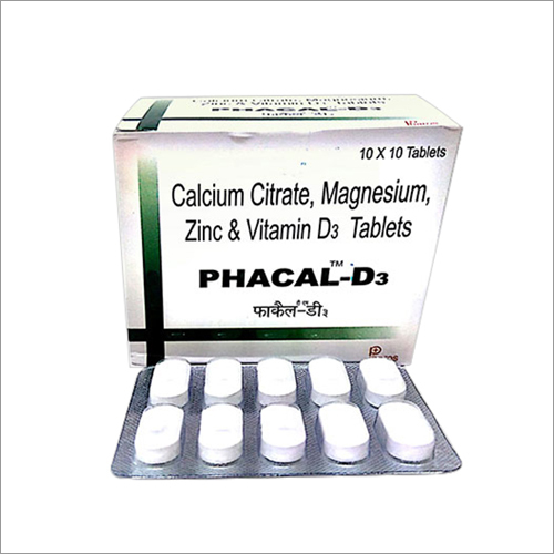 Calcium Citrate, Magnesium, Zinc And Vitamin D3 Tablets