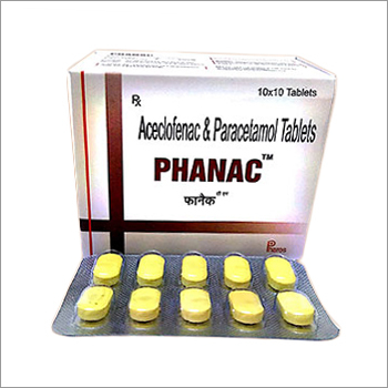 Acelofenac And Paracetamol Tablets