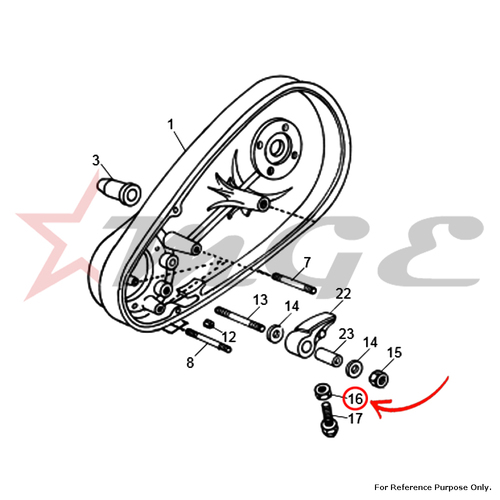 Nut For Royal Enfield - Reference Part Number - #120521