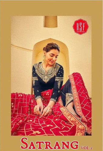 RSF Satrang Vol-2 Blooming Georgette Work Salwar Suits Catalog