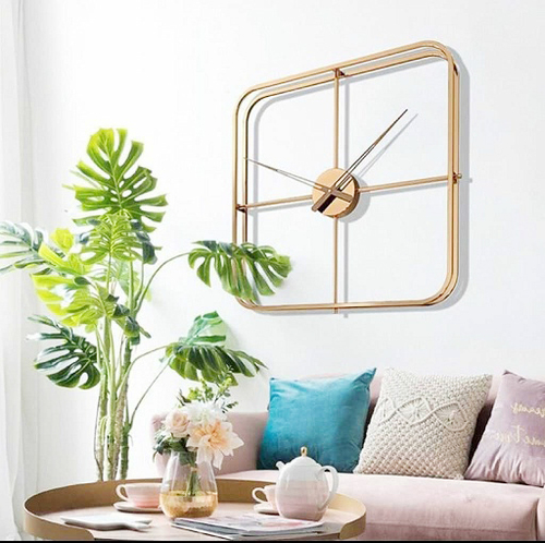 Gold Home Decoration Wall Clock