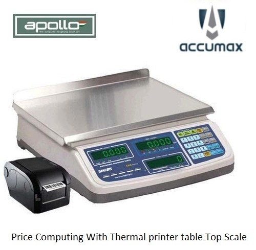 Price Computing table top scale with thermal printer