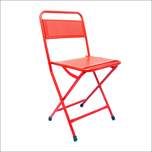 MS Pink Mesh Folding Chair