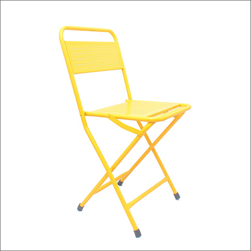 MS Yellow Mesh Folding Chair