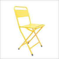 MS Yellow Mesh Folding Chair