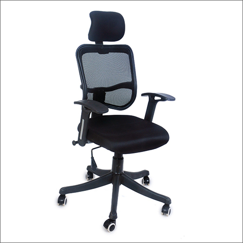Eco-Friendly Black Fabric High Back Mesh Chair