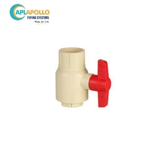 Yellow Cpvc Ball Valve Sch 40