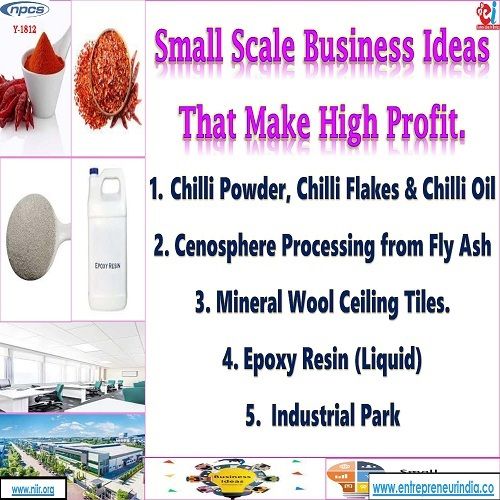 Project Report on Small Scale Business Ideas That Make High Profit