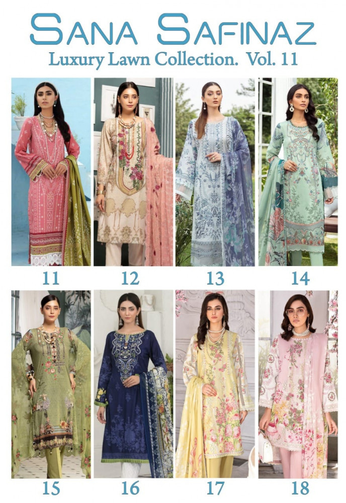 Sana Safinaz Luuxury Lawn Collection Vol-11 Pakistani Suits Catalog