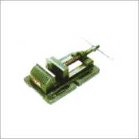 Heavy Duty Drill Vice - Stainless Steel, Industrial Size, Green Color