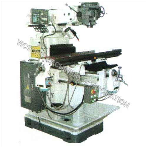 Vertical Turret Milling Machine - Heavy-Duty Steel Frame, Precision Control System for Enhanced Accuracy and Smooth Operation