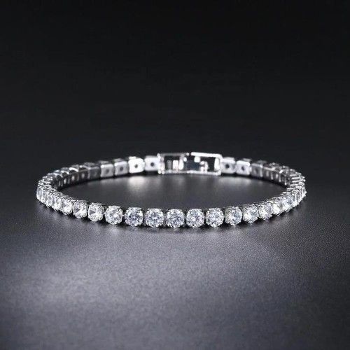 Real Diamond Designer Tennis Bracelet