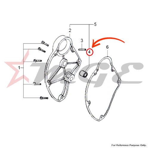 Bush For Royal Enfield - Reference Part Number - #560015/B