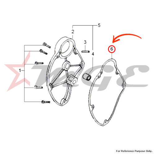 As Per Photo Gasket For Royal Enfield - Reference Part Number - #560616/B