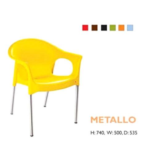 Metallo SS and Plastic Chair
