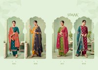 Glossy Simar Gulnoor 1845 Series Designer Salwar Kameez Catalog Collection
