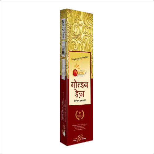 Eco-Friendly 100G Golden Days Premium Incense Sticks