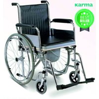 Karma Folding Commode Wheelchair Rainbow-7