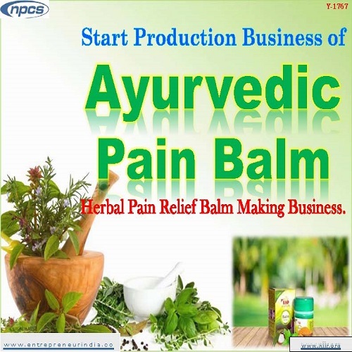 Project Report on Start Production Business of Ayurvedic Pain Balm
