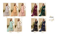 Alizeh Zaida Vol-4 Georgette Sharara Style Salwar Kameez Catalog
