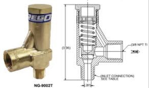 Right Angle Relief Valves