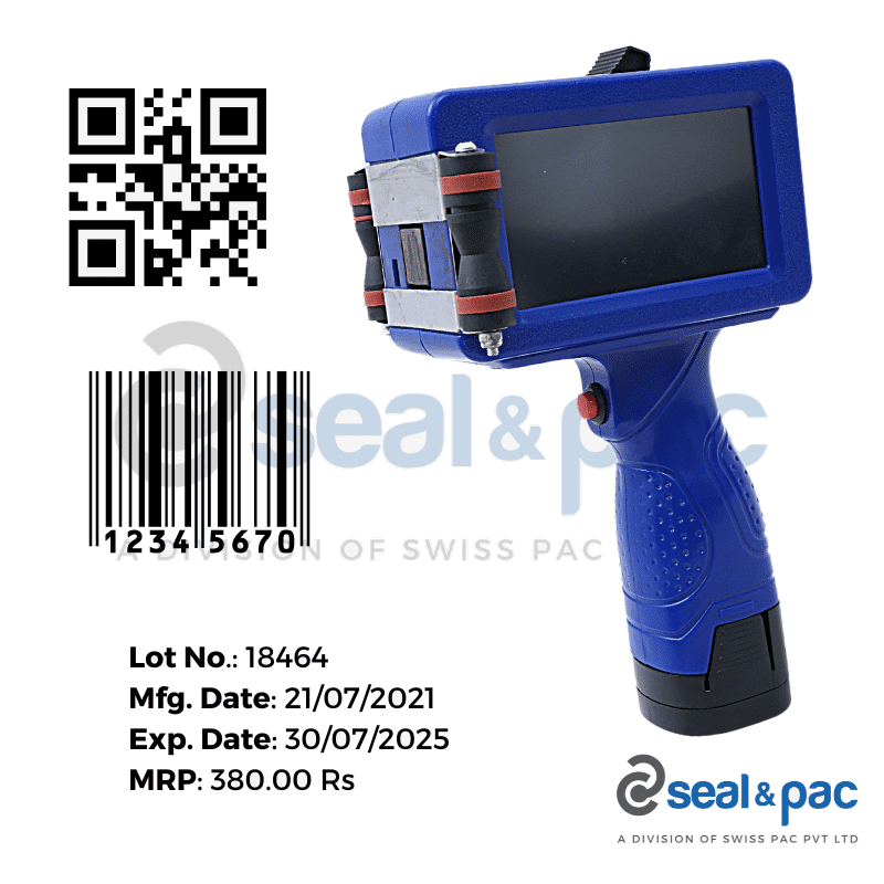 Automatic Handheld Inkjet Batch Coding Machine