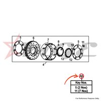 Two Wheeler Parts Clutch Friction Disc Kit