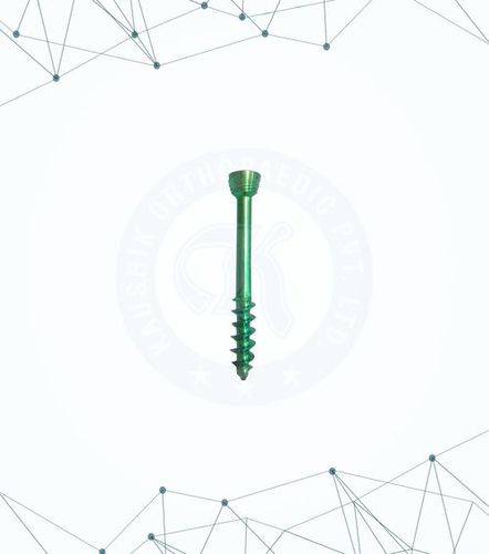 easyLock Head Cancellous Screw 5.0mm, 16mm Thread, Self Tapping