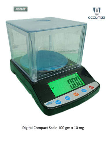 100 Gm Jewellery Scale Accuracy: 10 Mg