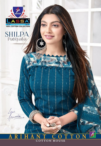 Arihant Lassa Shilpa Patiyala Printed Cotton Suits