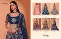 Net Fabric Beautifully Crafted Work Lehenga Choli