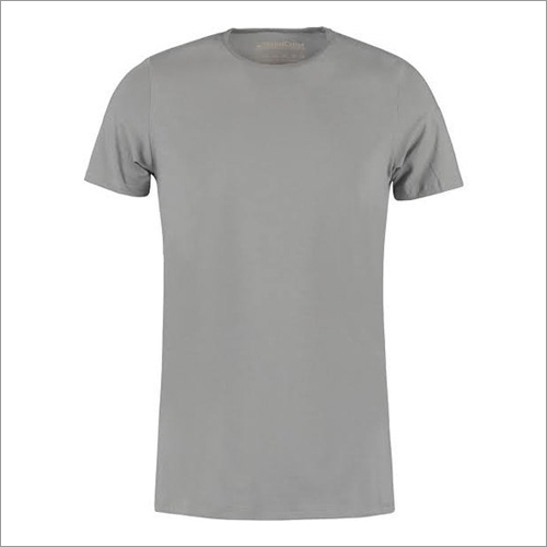 Polyester Plain Round Neck T Shirt