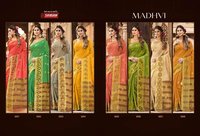 Sangam Prints Madhvi Cotton Weaving Saree