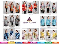 Jelite Jisha Kaftan Tunics Poly Rayon Fancy Kaftan