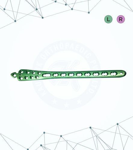 easyLock Medial Distal End Tibial Plate With Tab, Head Dia3.5mm, Shaft Dia 3.5mm, Left