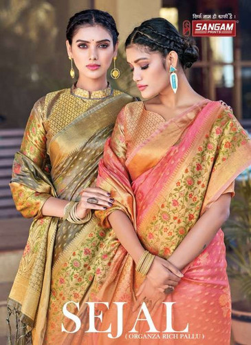 Sejal Organza Rich Pallu Saree