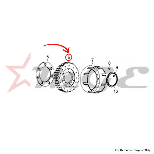 Two Wheeler Sprocket Vehicle Type: Royal Enfield Motorcycle