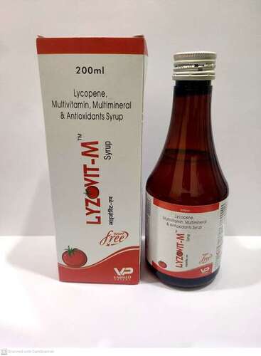 Lycopene Multivitamin Multimineral And Antioxidants Syrup Lyzovit-M General Medicines