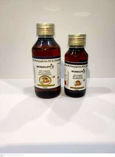 Dextromethrophan Phenylephrine HCL And Chlorpheniramine Syrup MOBIKUFF-D