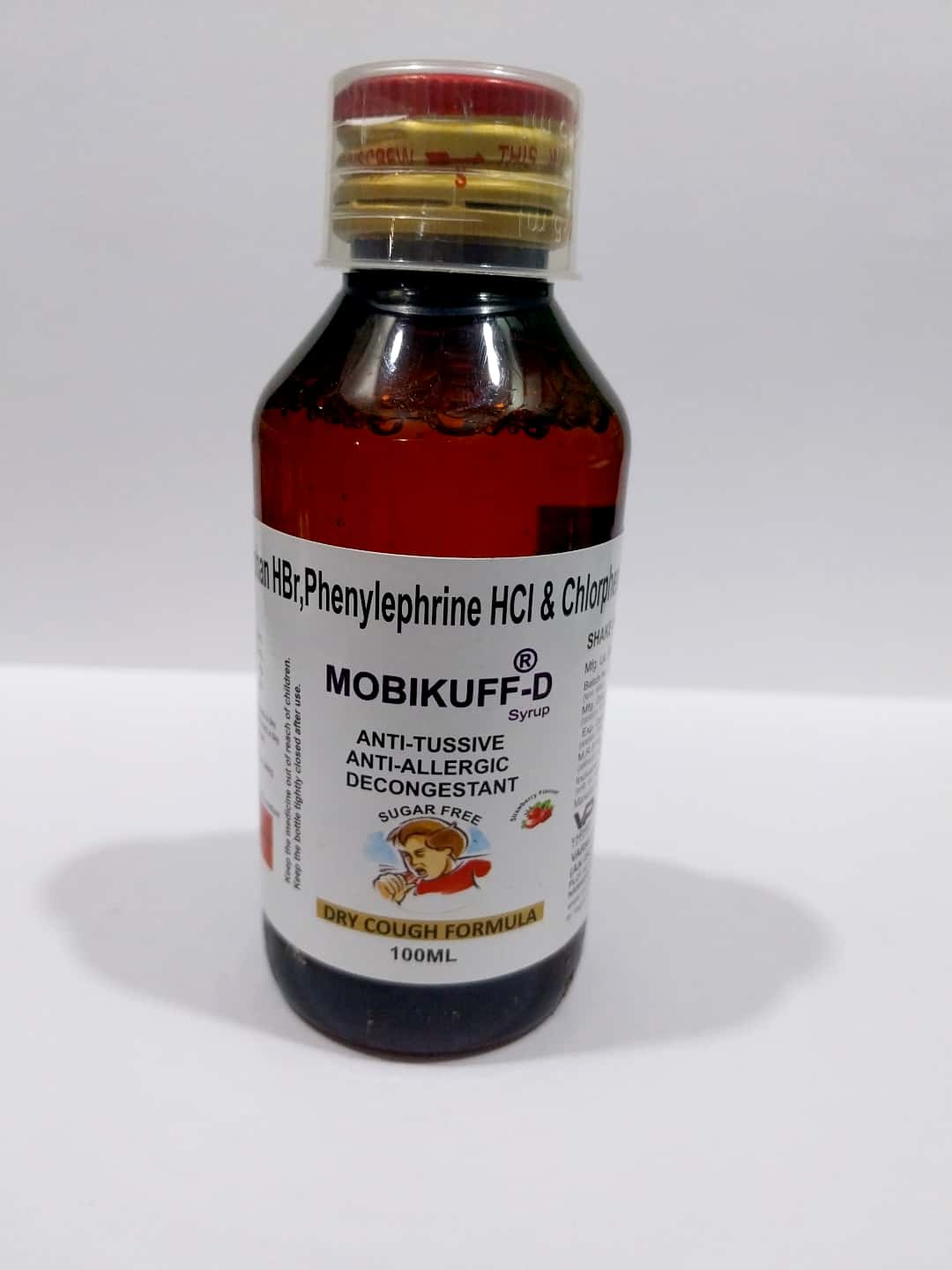 Dextromethrophan Phenylephrine HCL And Chlorpheniramine Syrup MOBIKUFF-D