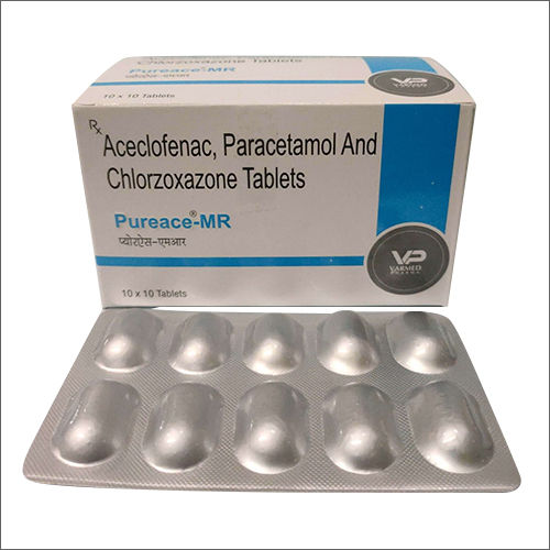 Aceclofenac Paracetamol And Chlorzoxazone Tablets PUREACE-MR