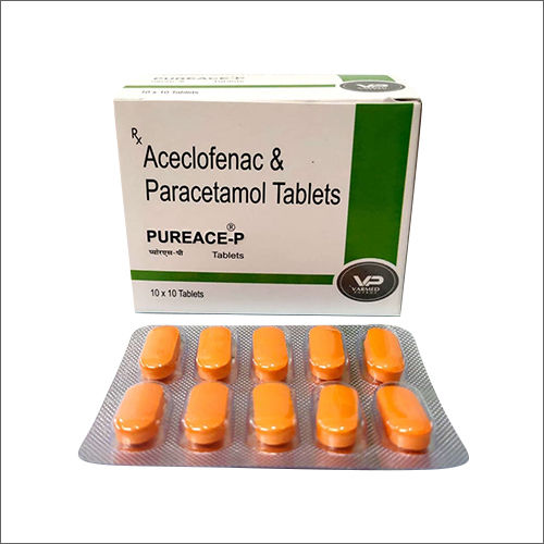 Aceclofenac And Paracetamol Tablets PUREACE P