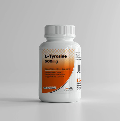 500 Mg L-Tyrosine Capsules Health Supplements