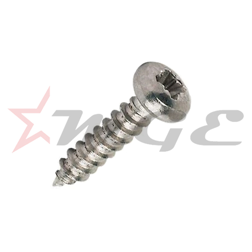 Vespa PX LML Star NV - Tapping Screw For Head Light Insert- Reference Part Number - #S-31027