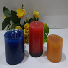 Multicolor Candles Set of 3