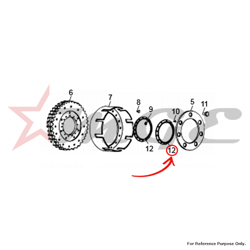 Cage, Clutch Ball For Royal Enfield - Reference Part Number - #111155/3