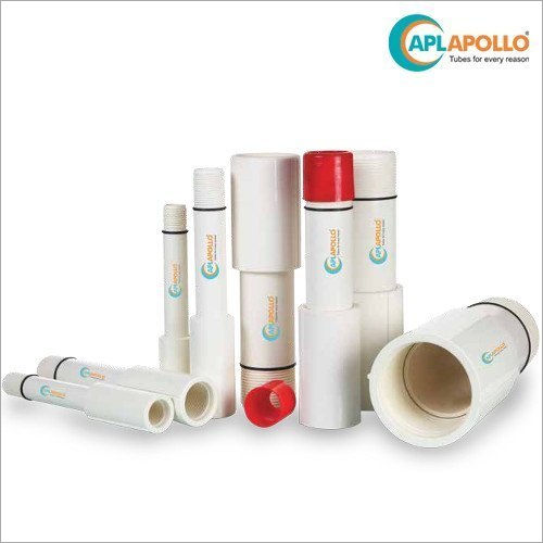 White-Red Upvc Column Pipes