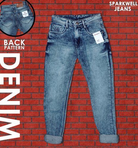 Men Sky Blue Jeans D.NO 44363